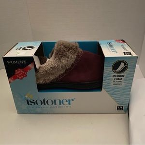 Isotoner women’s memory foam slippers